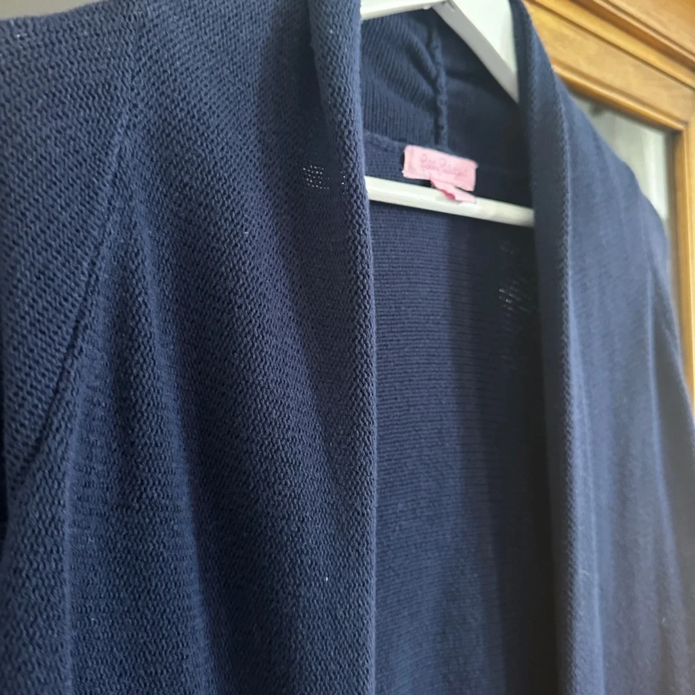 Lilly Pulitzer Navy Blue Cardigan - Picture 4 of 4